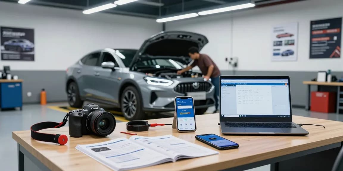 NAGA2000 enables effective vehicle maintenance and cost savings in a modern automotive workshop.