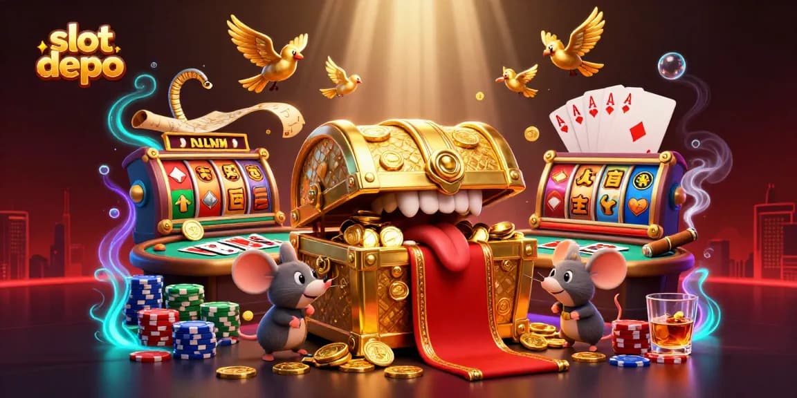 Menggenggam peluang dengan deposito slot depo 1000, serta simbol keberuntungan bergema dalam casino.