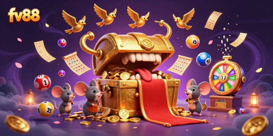 Engage with the thrill at fv88 as golden treasures and lottery excitement ignite your gaming experience.