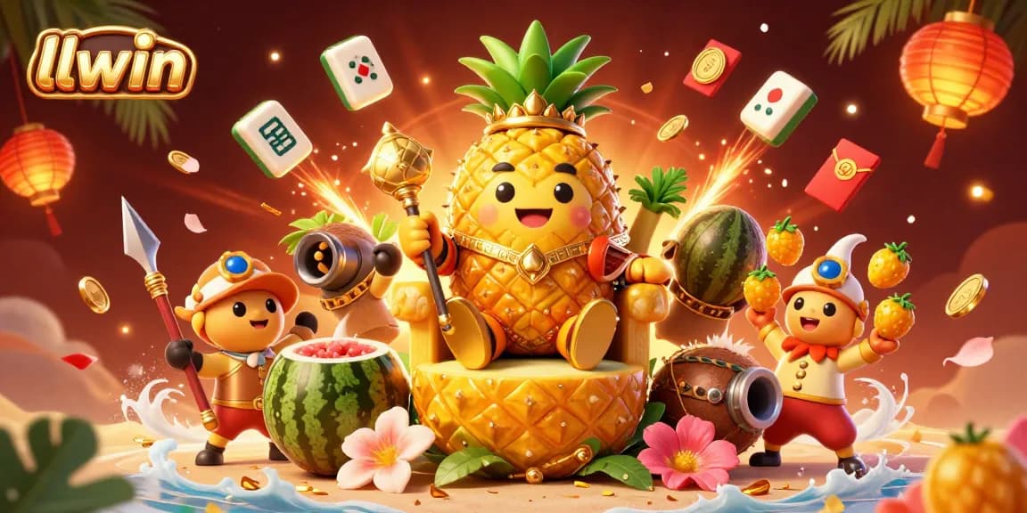 llwin brings excitement to your betting experience with its vibrant 3D casino illustration, highlighting dynamic games.