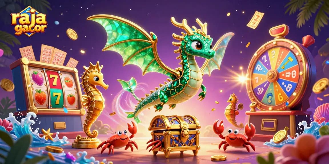 Engage in thrilling experiences with raja slot gacor, featuring magical creatures and dynamic gambling elements in 3D.