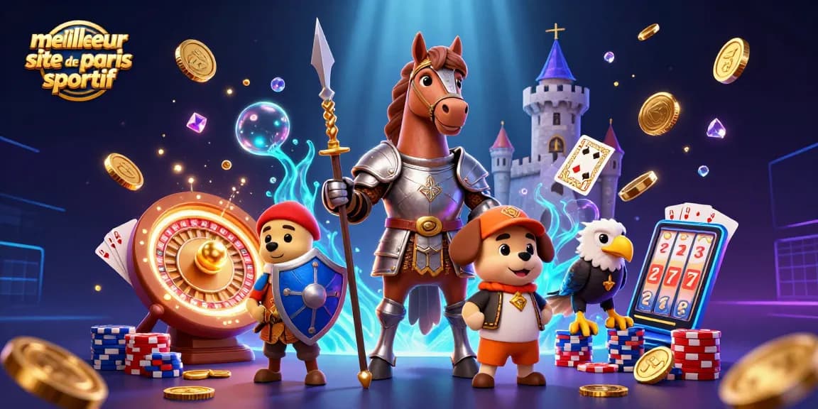 Joue pour gagner sur le meilleur site de paris sportif avec des personnages animés captivants.