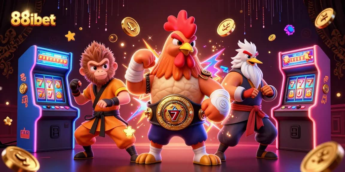 Join the action on 88ibet's vibrant gaming scene with roaring jackpots and dynamic characters.