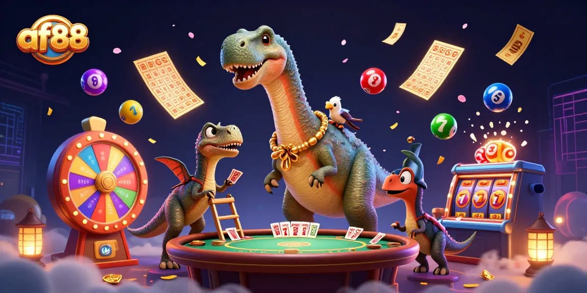 Experience thrilling casino action with af88, featuring dynamic games and vibrant illustrations.