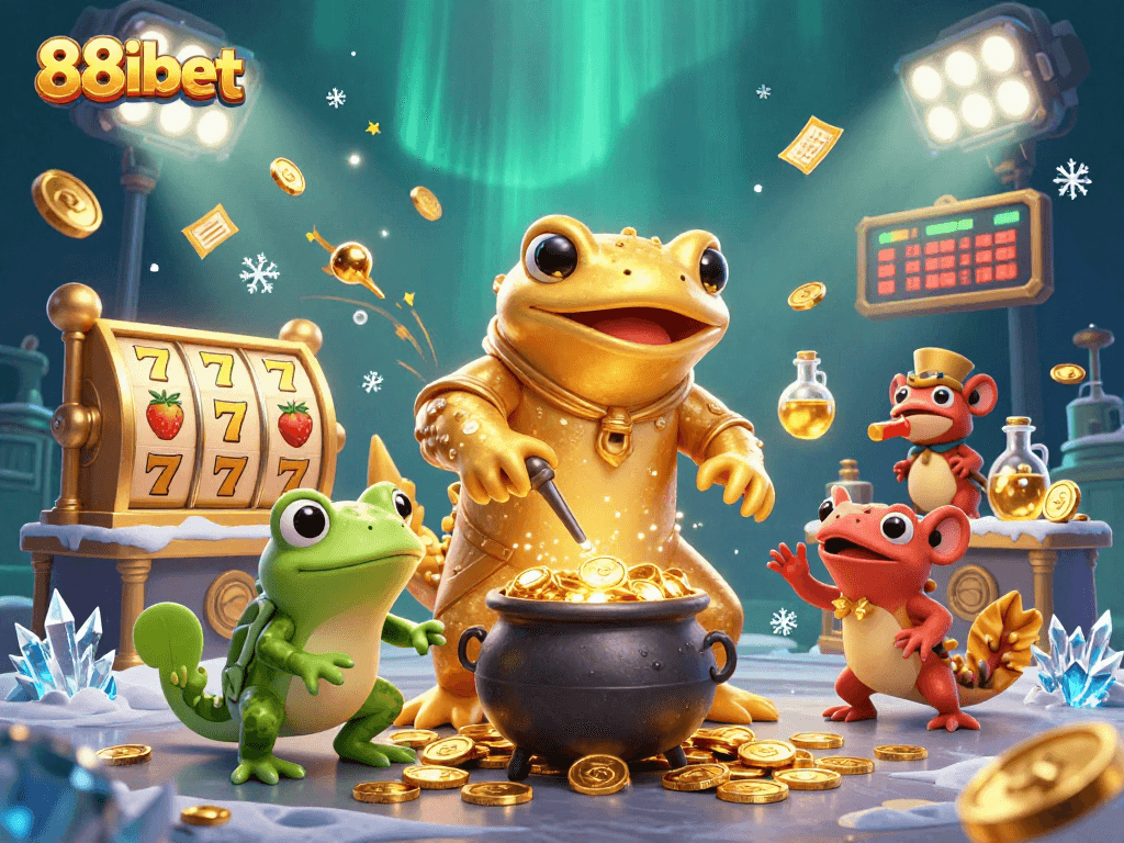 Engage with thrilling 88ibet slot adventures featuring colorful reels and energetic elements in a magical setting.