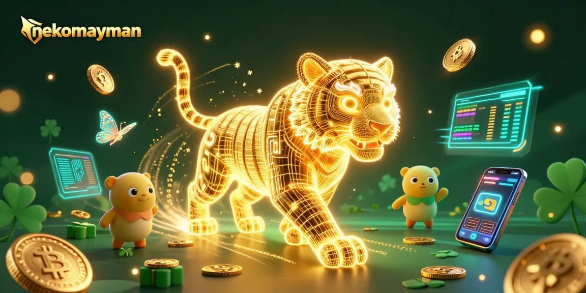 Experience thrilling wins with nekomayman in a dynamic casino scene rich with cryptocurrency and gaming elements.