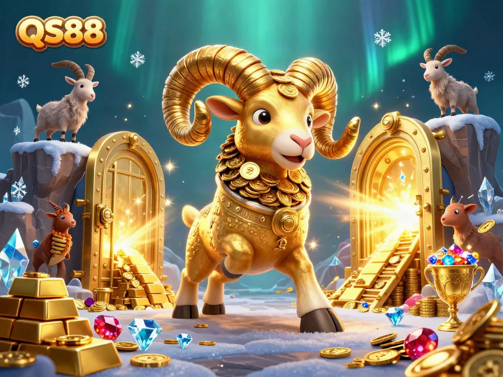 Experience thrilling wins with QS88's lively casino adventure featuring gold and gems.