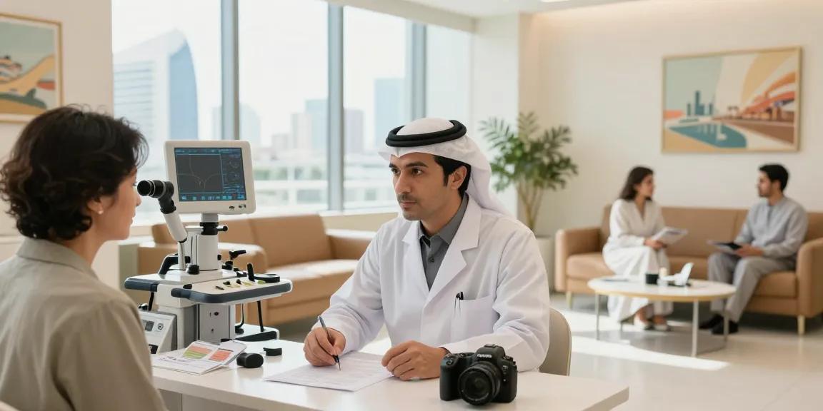ENT clinic Abu Dhabi featuring a welcoming waiting area and professional medical consultation.