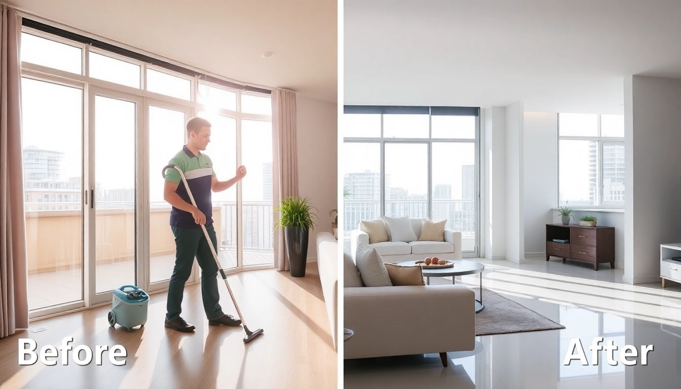Expert bond cleaning brisbane service revitalizing an apartment's interior with impeccable results.