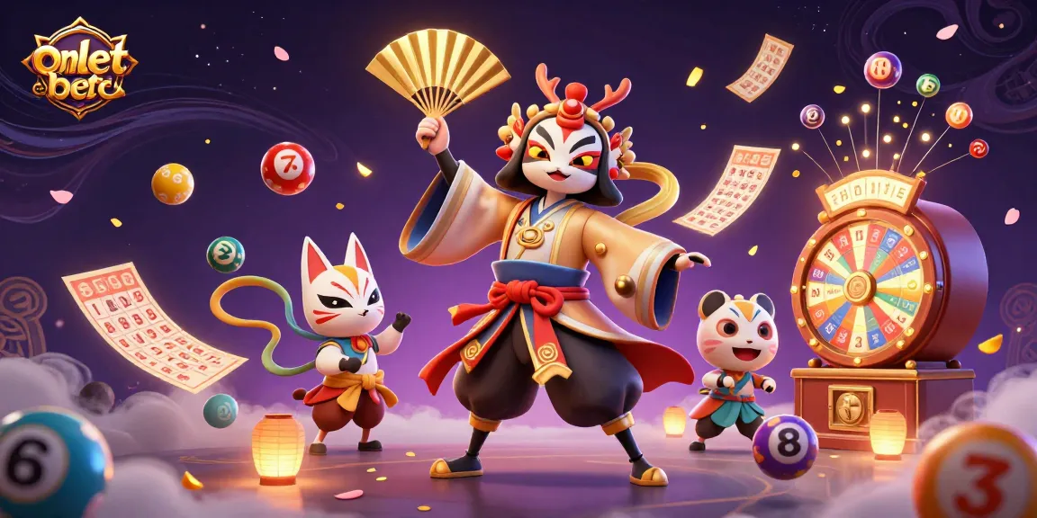 Experience the excitement of onbet with vibrant illustrated characters and dynamic casino elements.