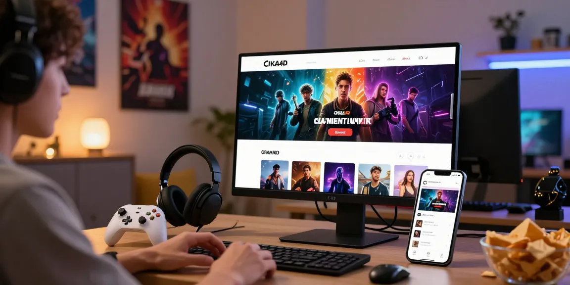 Explore CIKA4D gaming platform with user-friendly interface and popular game selections.
