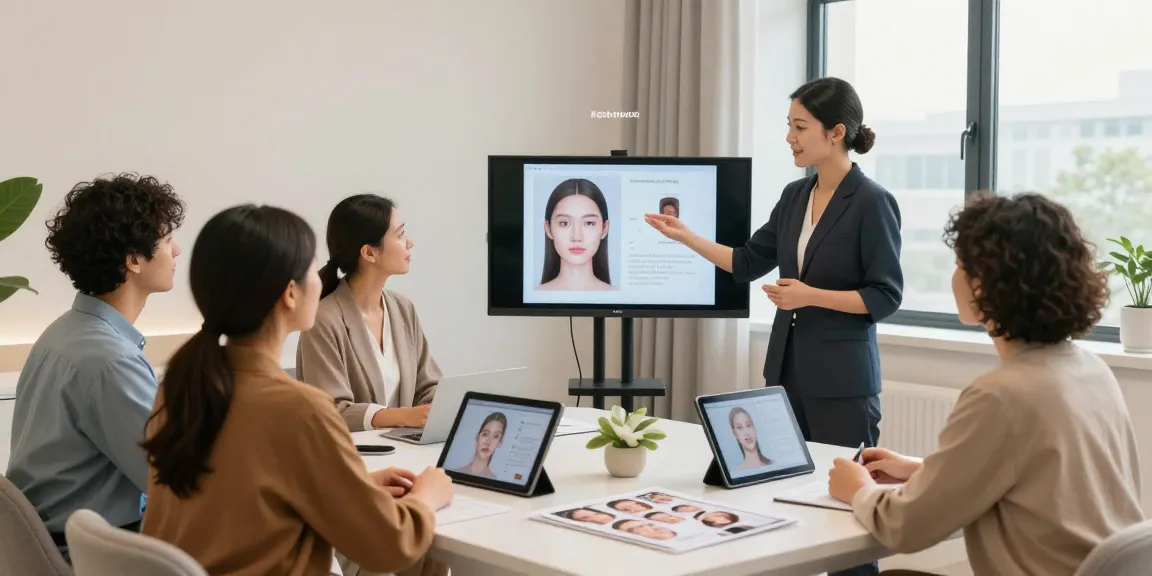 ClinicEvo cheaper than QOVES offers personalized facial analysis in a welcoming consultation room.