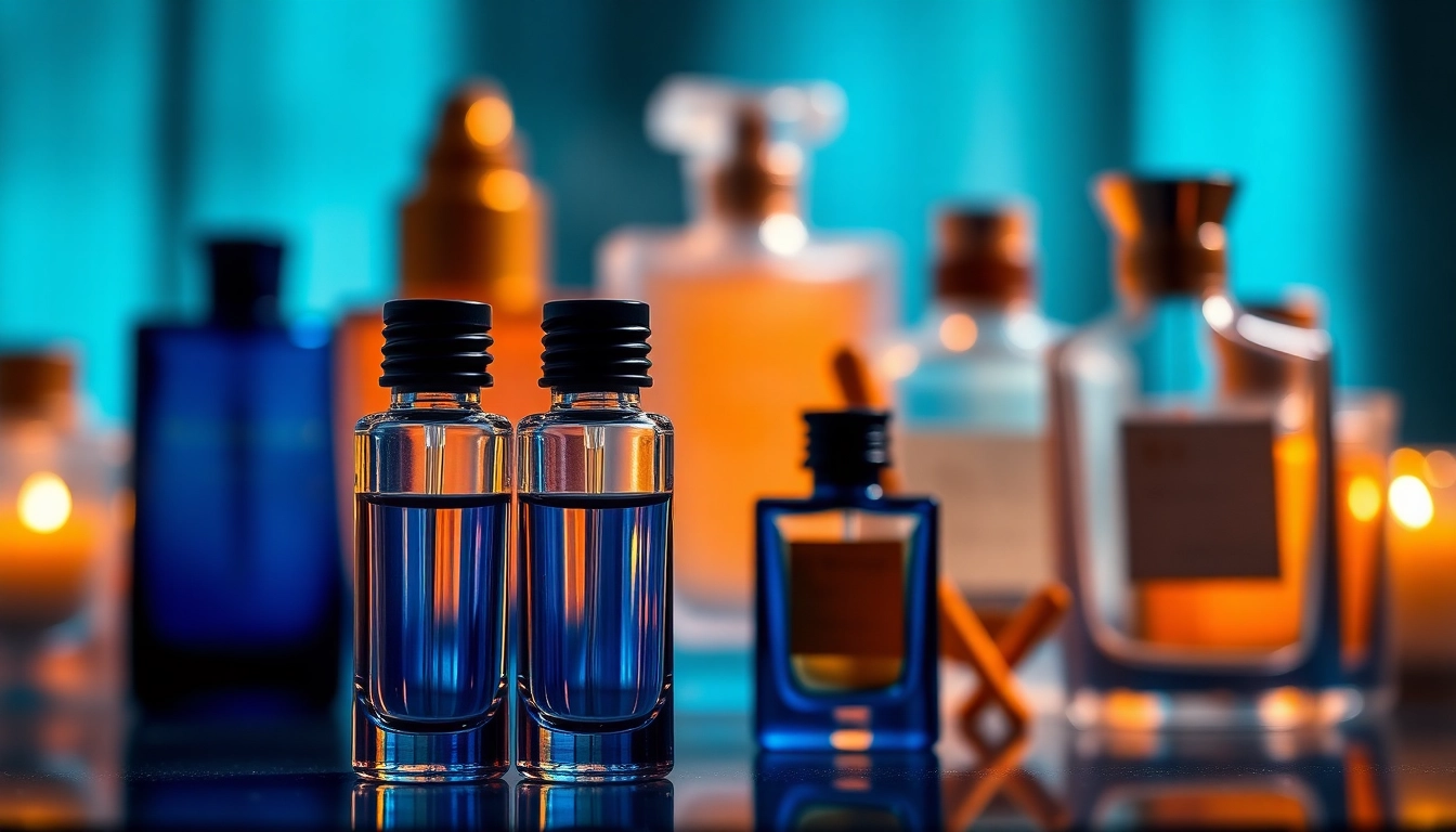 Showcasing Stronger With You Intensely sample perfume vials in an elegant setting.