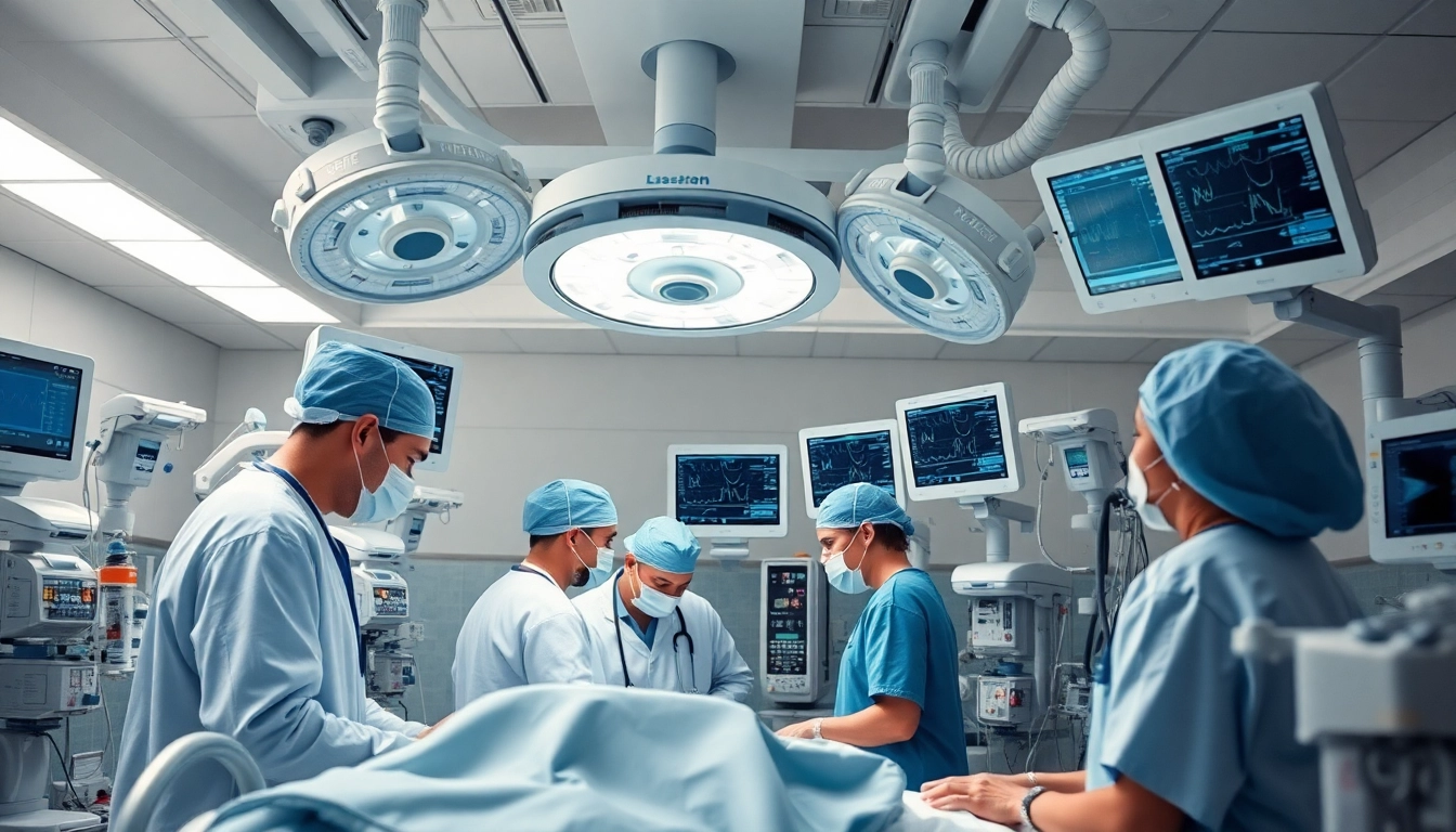 Dedicated healthcare professionals provide critical care in an Intensive Care Unit (ICU) setting.